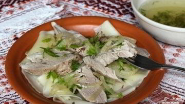 Рецепт Башкирского бешбармака