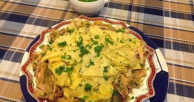 Рецепт Бешбармака с курицей