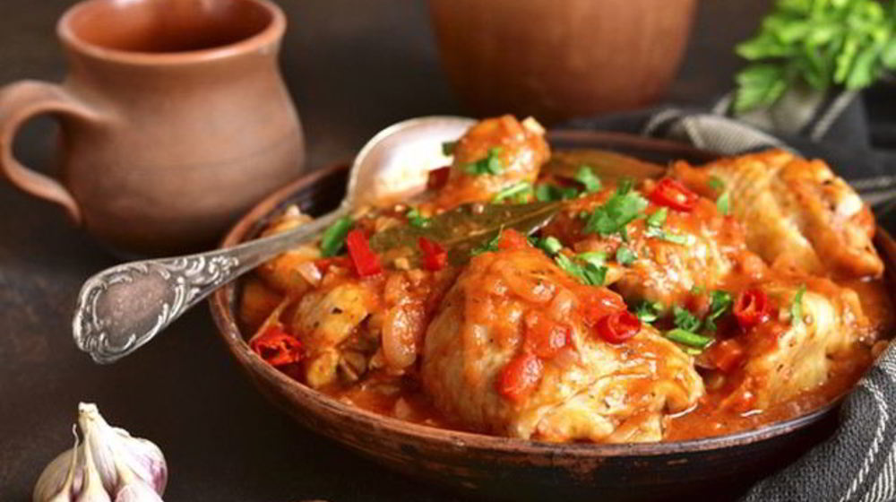 Как приготовить чахохбили из курицы на белом вине