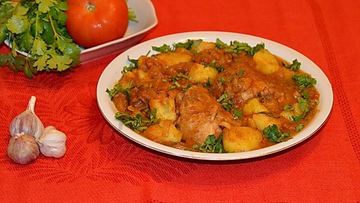 Рецепт Чахохбили из курицы с картошкой