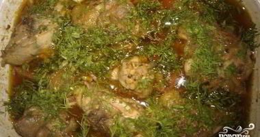 Рецепт Чахохбили с грецким орехом