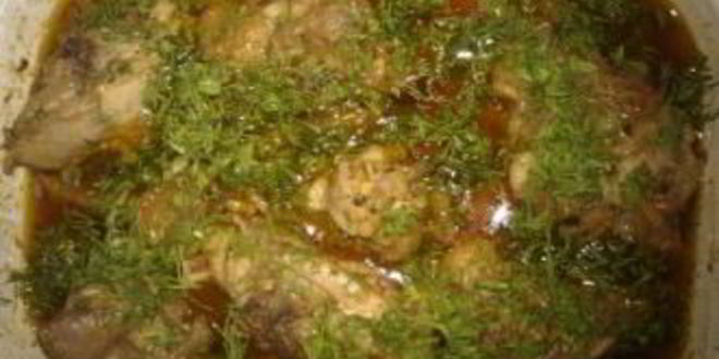 Рецепт чахохбили с грецким орехом