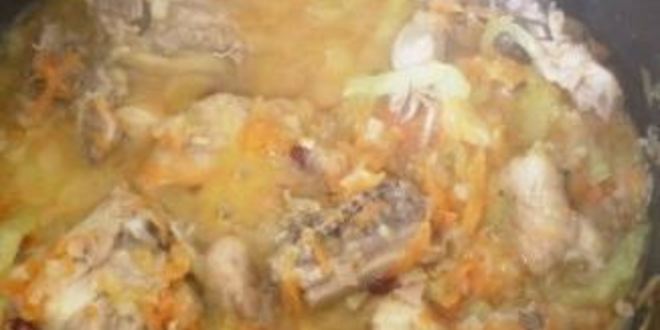 Рецепт чахохбили с овощами