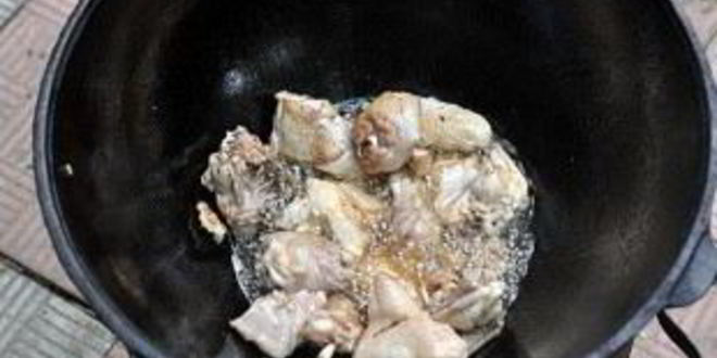 Рецепт чахохбили в казане