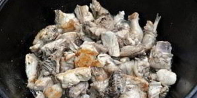 Рецепт чахохбили в казане