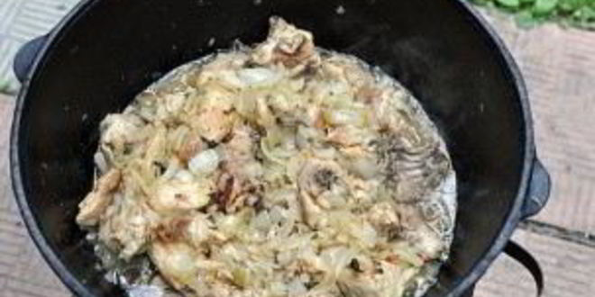 Рецепт чахохбили в казане