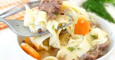 Рецепт Домашней лапши со свининой