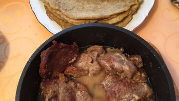 Рецепт Драника из картофеля со свининой