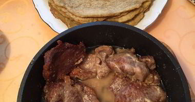 Рецепт Драника из картофеля со свининой