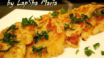 Рецепт Драников без яйца с овсяными хлопьями