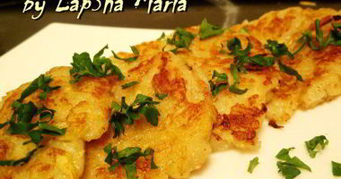 Рецепт Драников без яйца с овсяными хлопьями