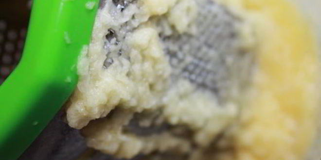 Рецепт драников с чесноком