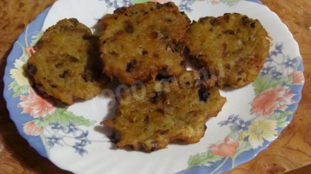 Как приготовить драники с грибами