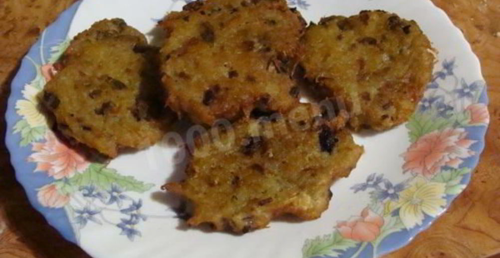 Рецепт драники в горшочке с грибами