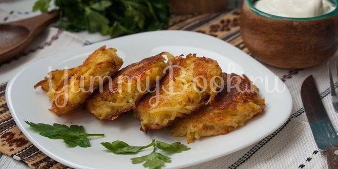 Рецепт драников с сыром в духовке