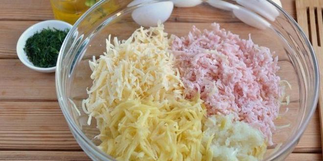 Рецепт драников с ветчиной