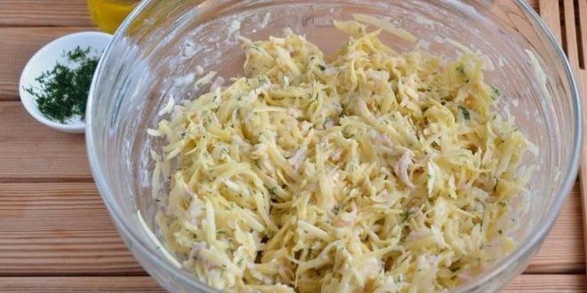 Рецепт драников с ветчиной