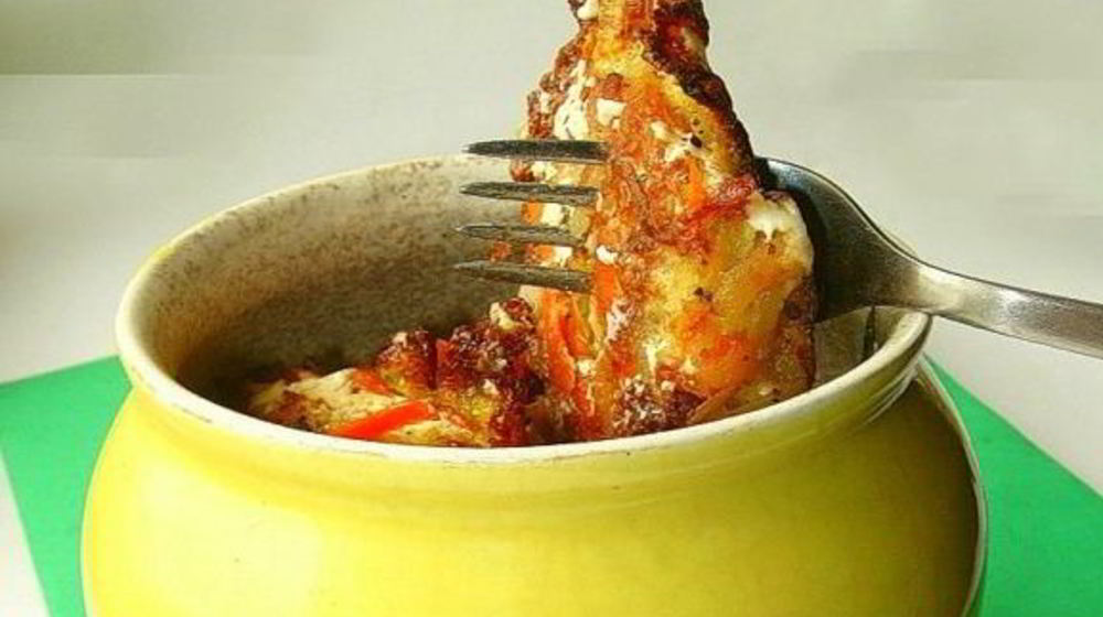 Как приготовить драники в горшочке с грибами