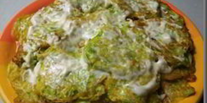 Рецепт кабачковых драников с чесночным соусом