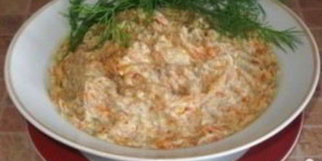Рецепт форшмака с морковью
