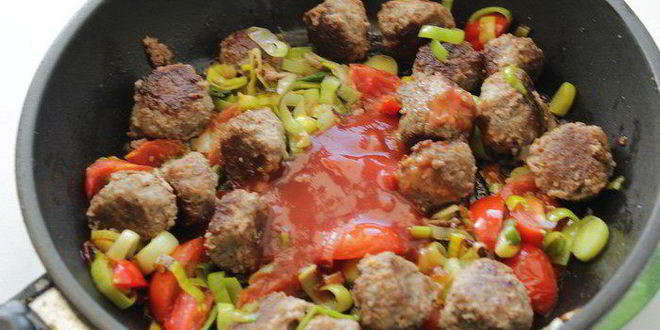 Рецепт булгура с фрикадельками