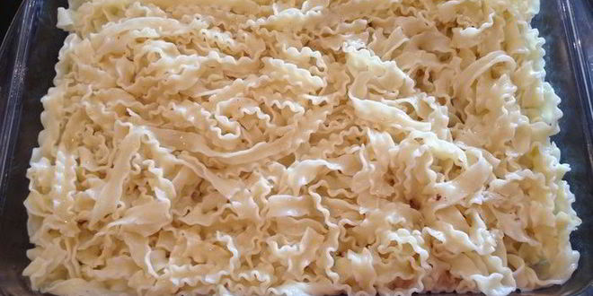 Рецепт фестонате с фрикадельками в сливках и под сыром