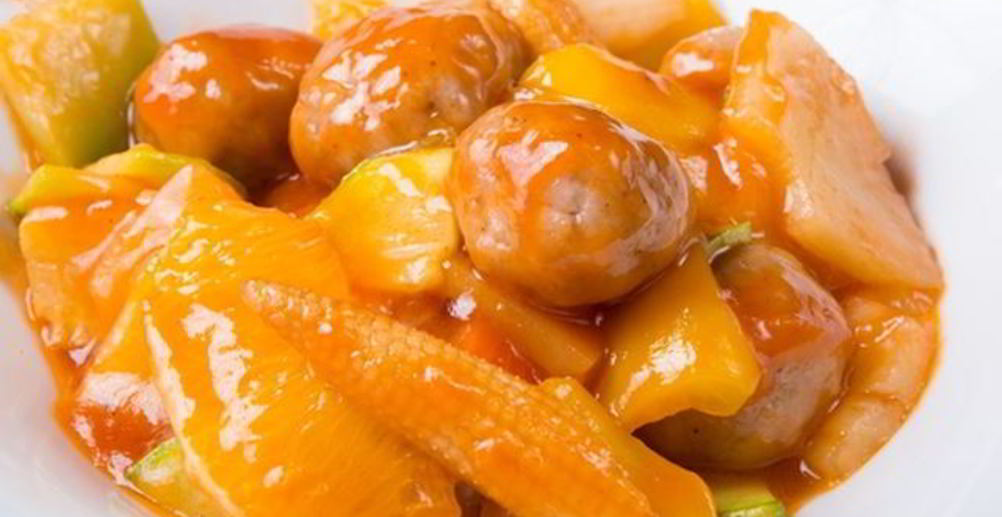 Рецепт фрикадельки с овощами в томатном соусе