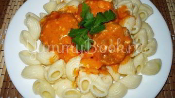 Рецепт Фрикаделек под томатно-сырным соусом из мультиварки