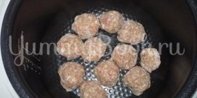 Рецепт фрикаделек под томатно-сырным соусом из мультиварки