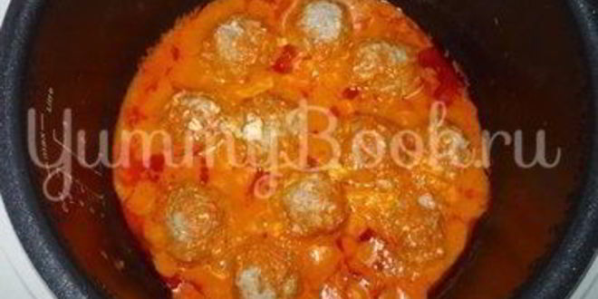 Рецепт фрикаделек под томатно-сырным соусом из мультиварки