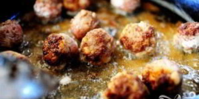 Рецепт фрикаделек с болгарским перцем и ананасами