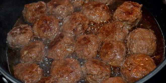 Рецепт фрикаделек с пряной яблочной глазурью