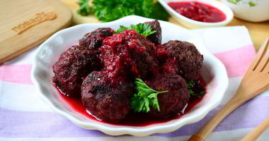 Рецепт Фрикаделек с вишневым соусом
