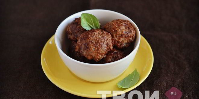 Рецепт фрикаделек в азиатском стиле