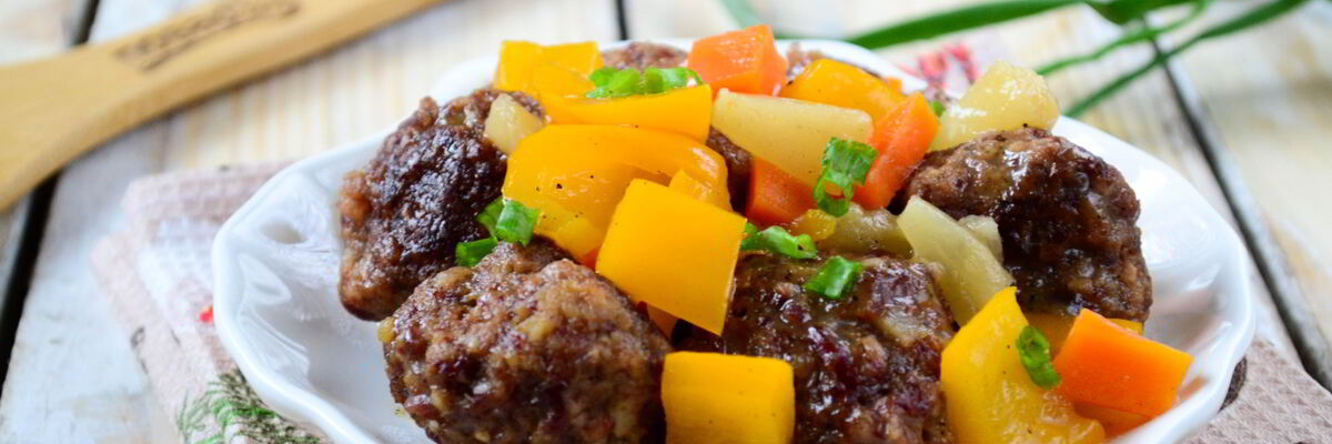 Рецепт Фрикаделек в кисло-сладком соусе