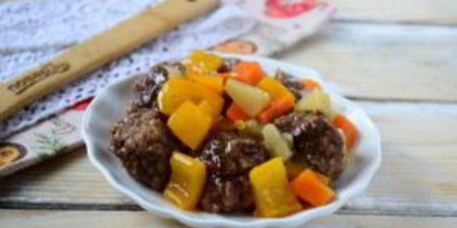 Рецепт фрикаделек в кисло-сладком соусе