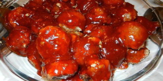 Рецепт фрикаделек в медово-чесночном соусе