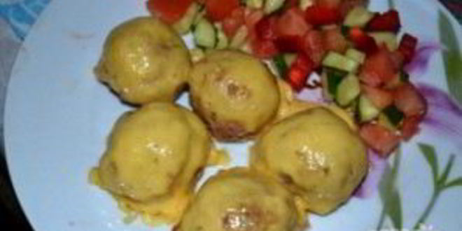 Рецепт фрикаделек в сырной шубке