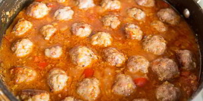 Рецепт карри с фрикадельками и сладким перцем