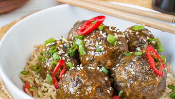 Рецепт Корейских фрикаделек в кисло-сладком соусе