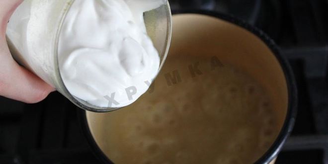 Рецепт куриных фрикаделек в сметанном соусе