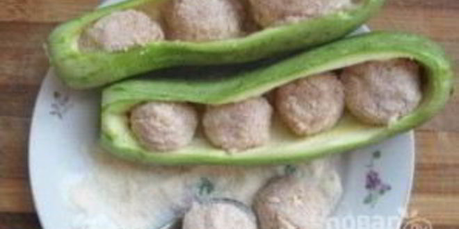 Рецепт лодочки с фрикадельками