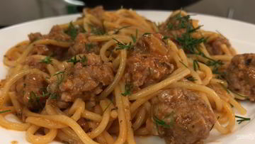 Рецепт Макарон с фрикадельками за 25-30 минут