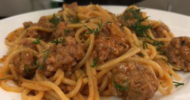 Рецепт Макарон с фрикадельками за 25-30 минут