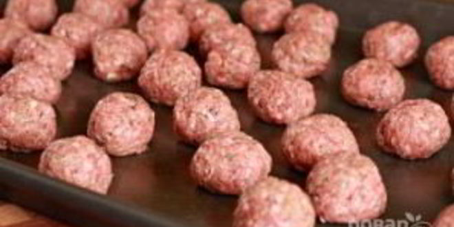 Рецепт макарон с фрикадельками