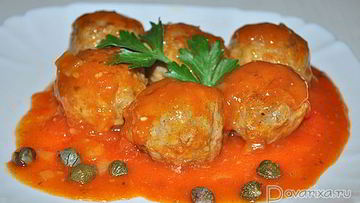 Рецепт Мексиканских фрикаделек в томатном соусе