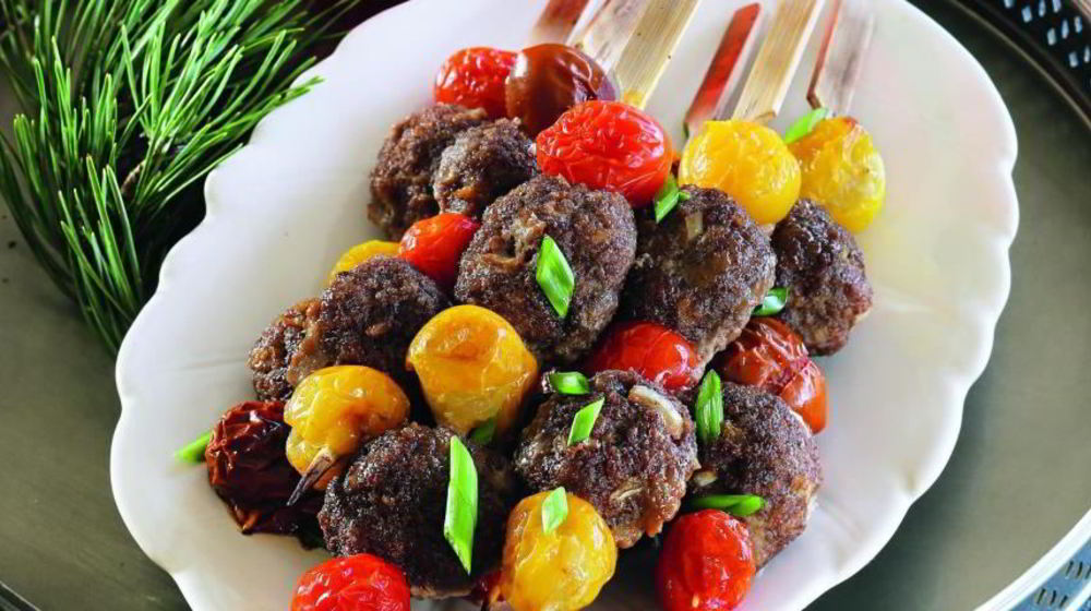 Как приготовить шашлычки с фрикадельками в соусе терияки