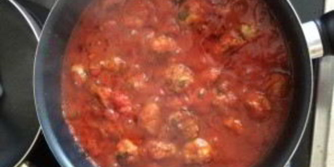 Рецепт спагетти с фрикадельками в томатном соусе