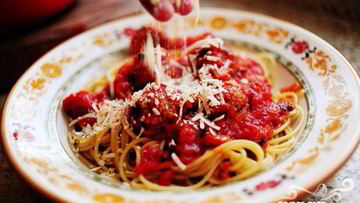 Рецепт Спагетти с фрикадельками