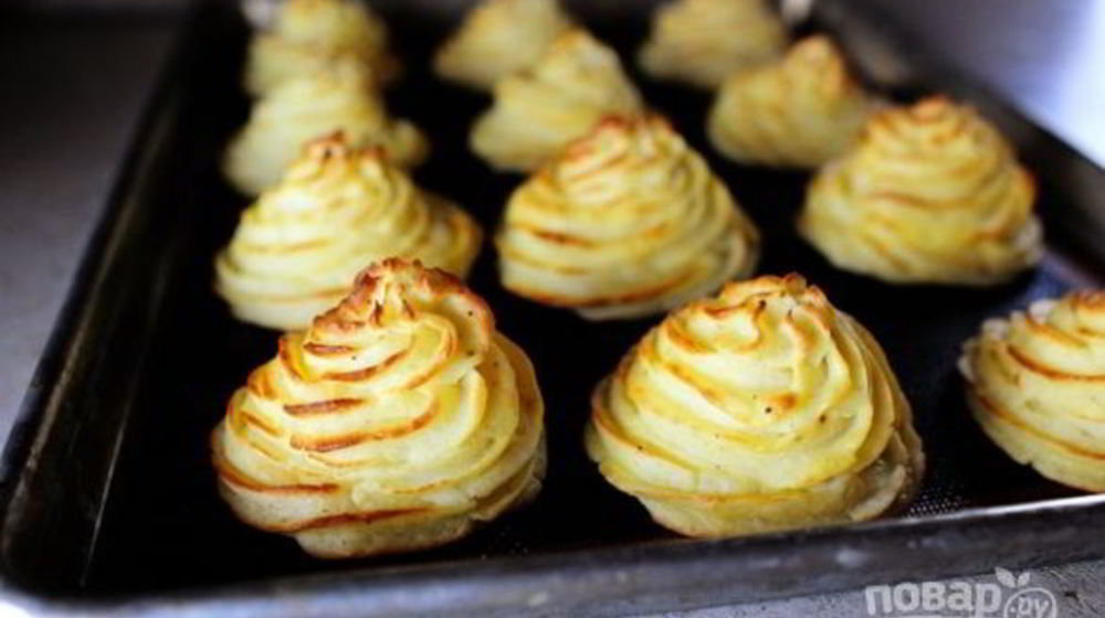 Как приготовить гарнир герцогиня из картофеля